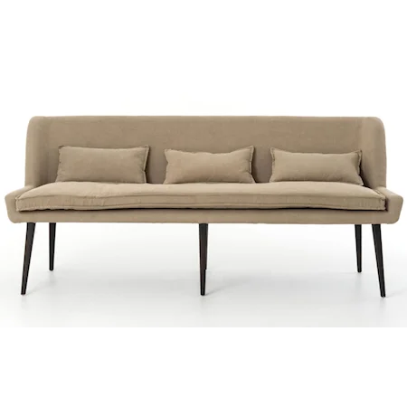 Dining Sofa with Splayed Legs